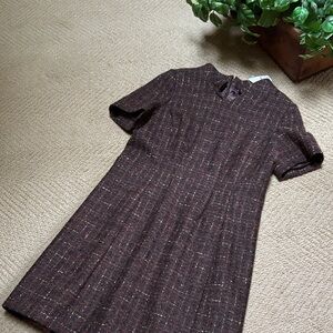 Vintage Brooks Brothers wool tweed dress